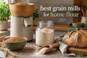 best grain mills for home flour