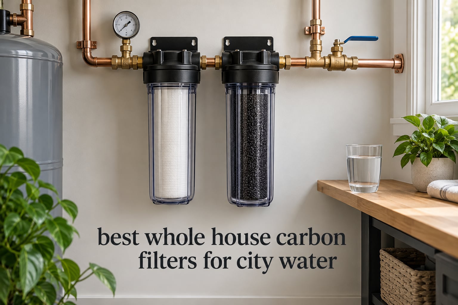 best whole house carbon filters for city water