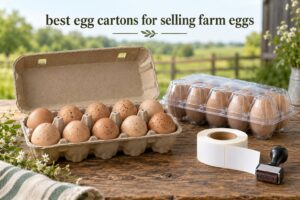 best egg cartons for selling farm eggs