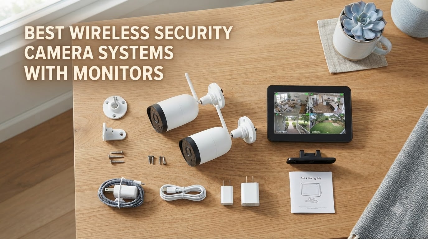 best wireless security camera systems with monitors