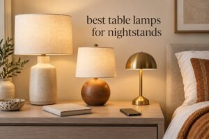 best table lamps for nightstands