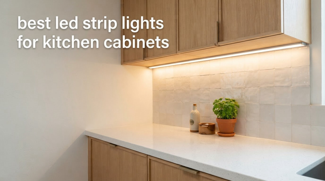 best led strip lights for kitchen cabinets