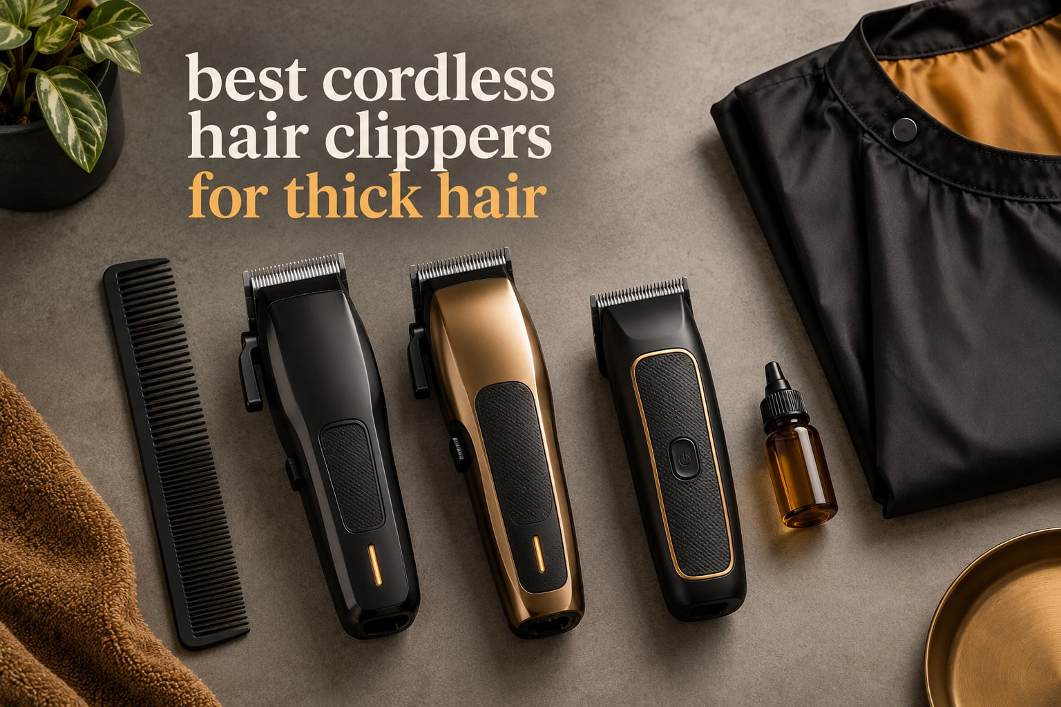 best cordless hair clippers for thick hair