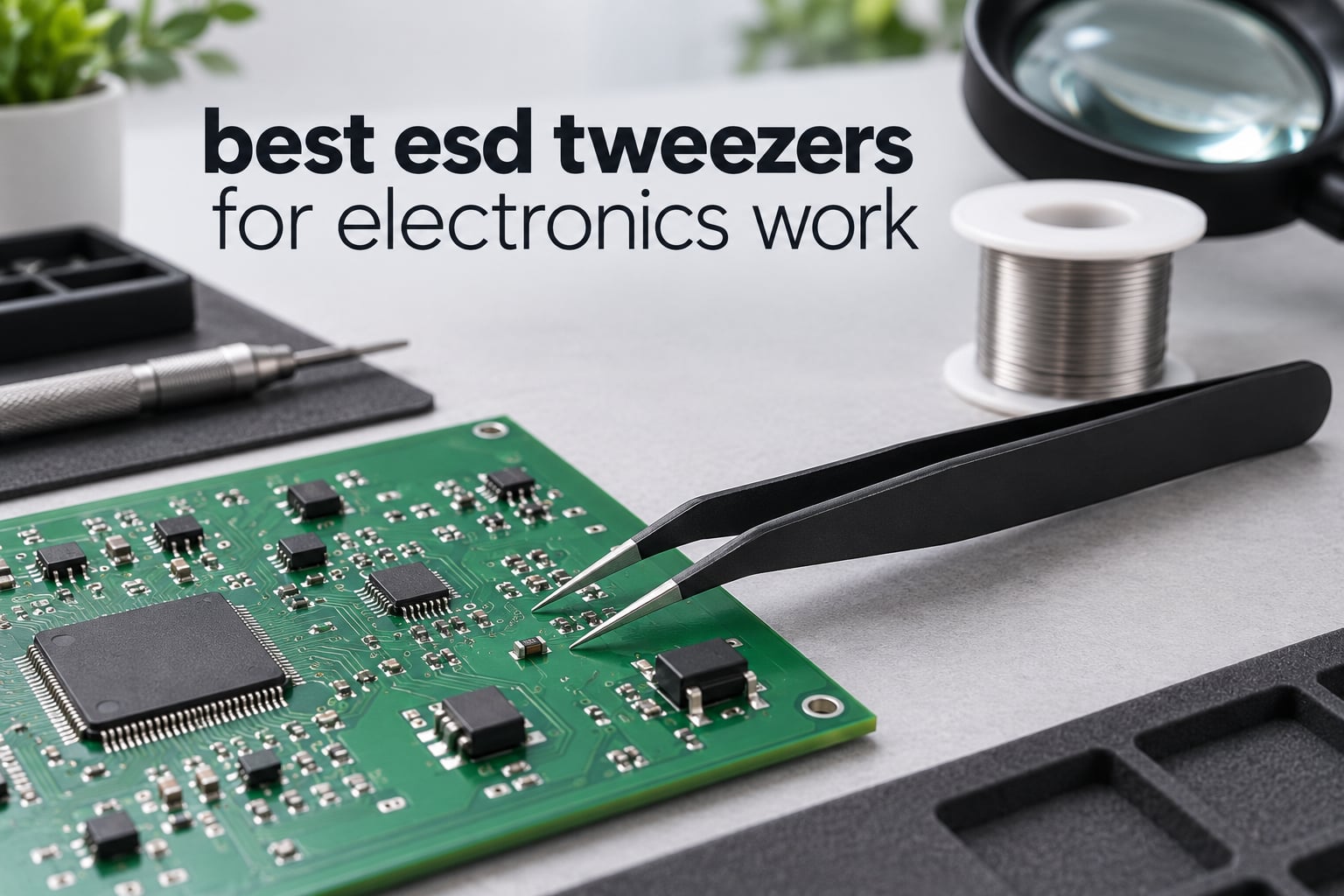 best esd tweezers for electronics work