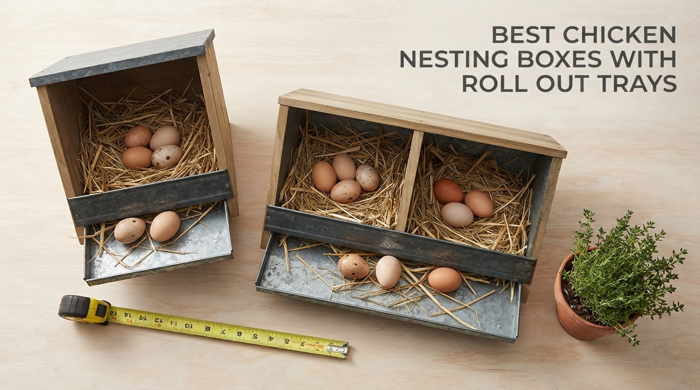 best chicken nesting boxes with roll out trays