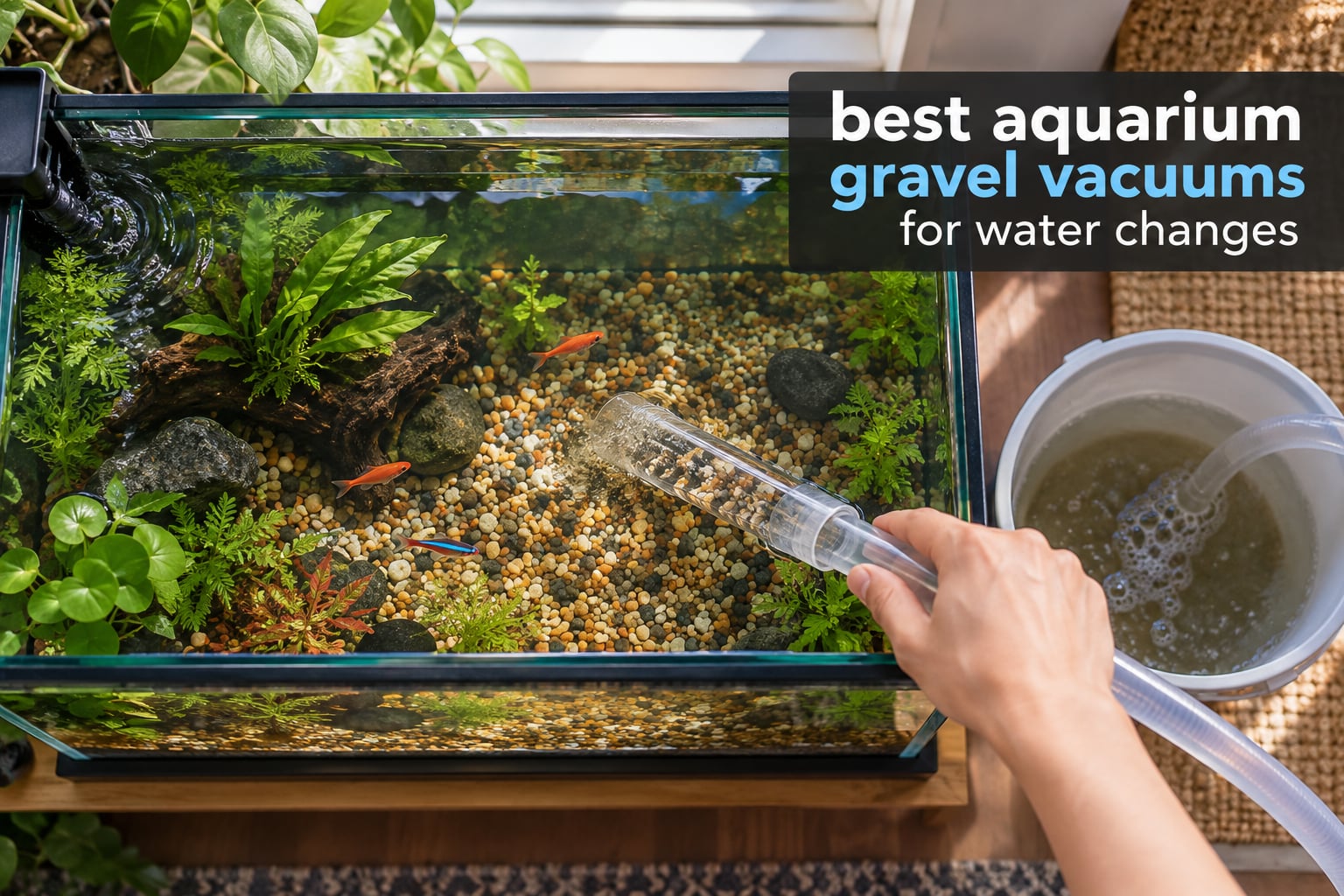 best aquarium gravel vacuums for water changes