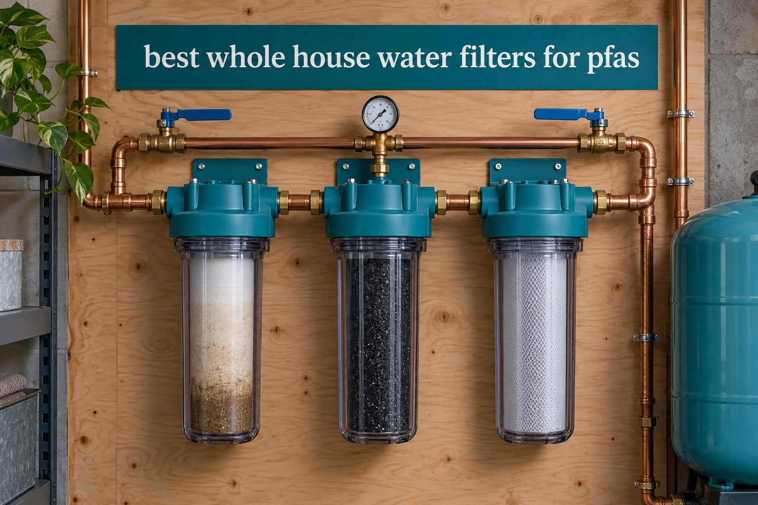best whole house water filters for pfas