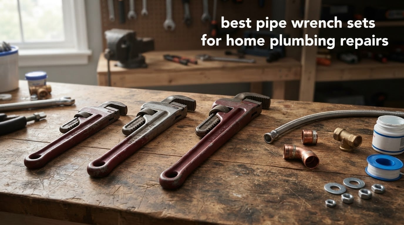 best pipe wrench sets for home plumbing repairs
