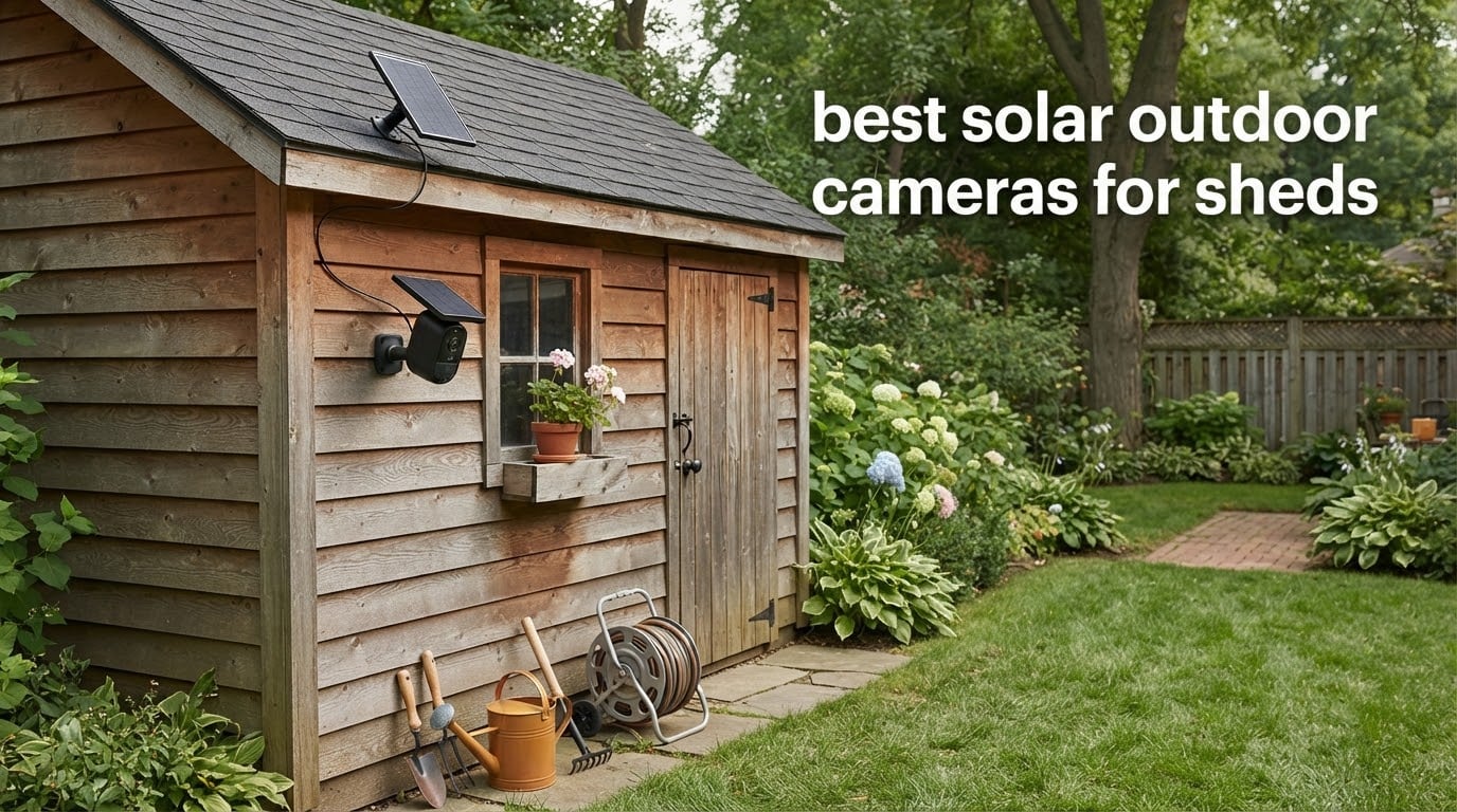 best solar outdoor cameras for sheds