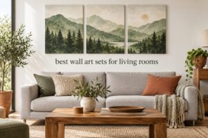best wall art sets for living rooms