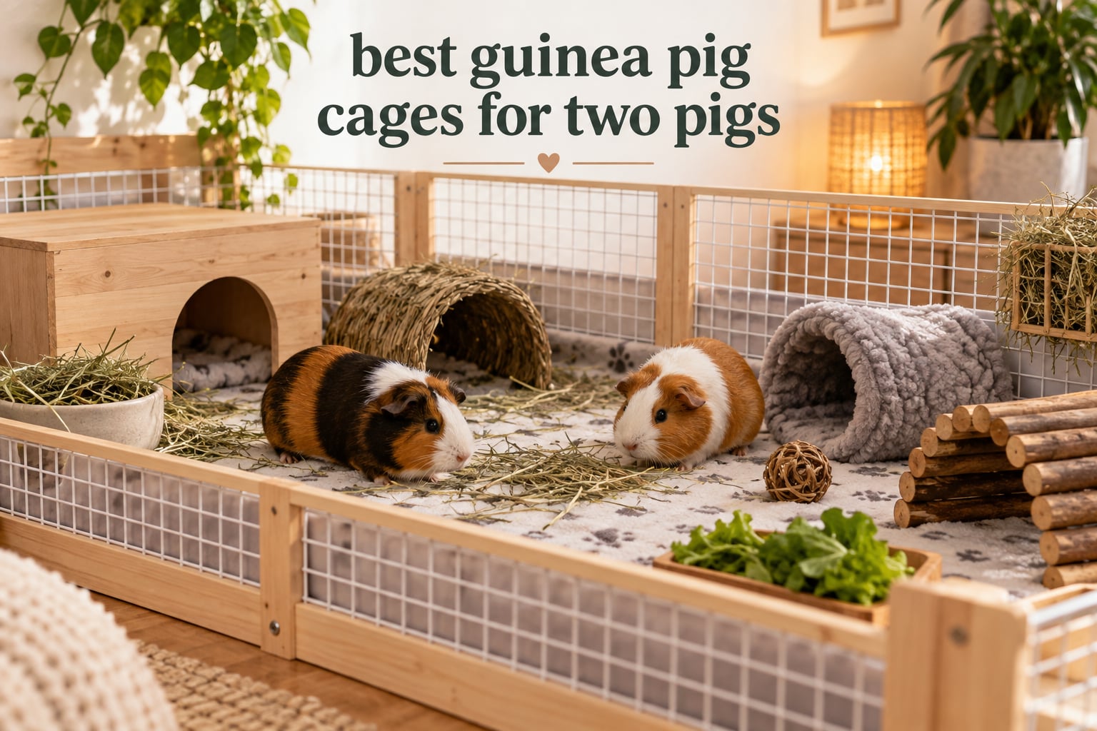 best guinea pig cages for two pigs