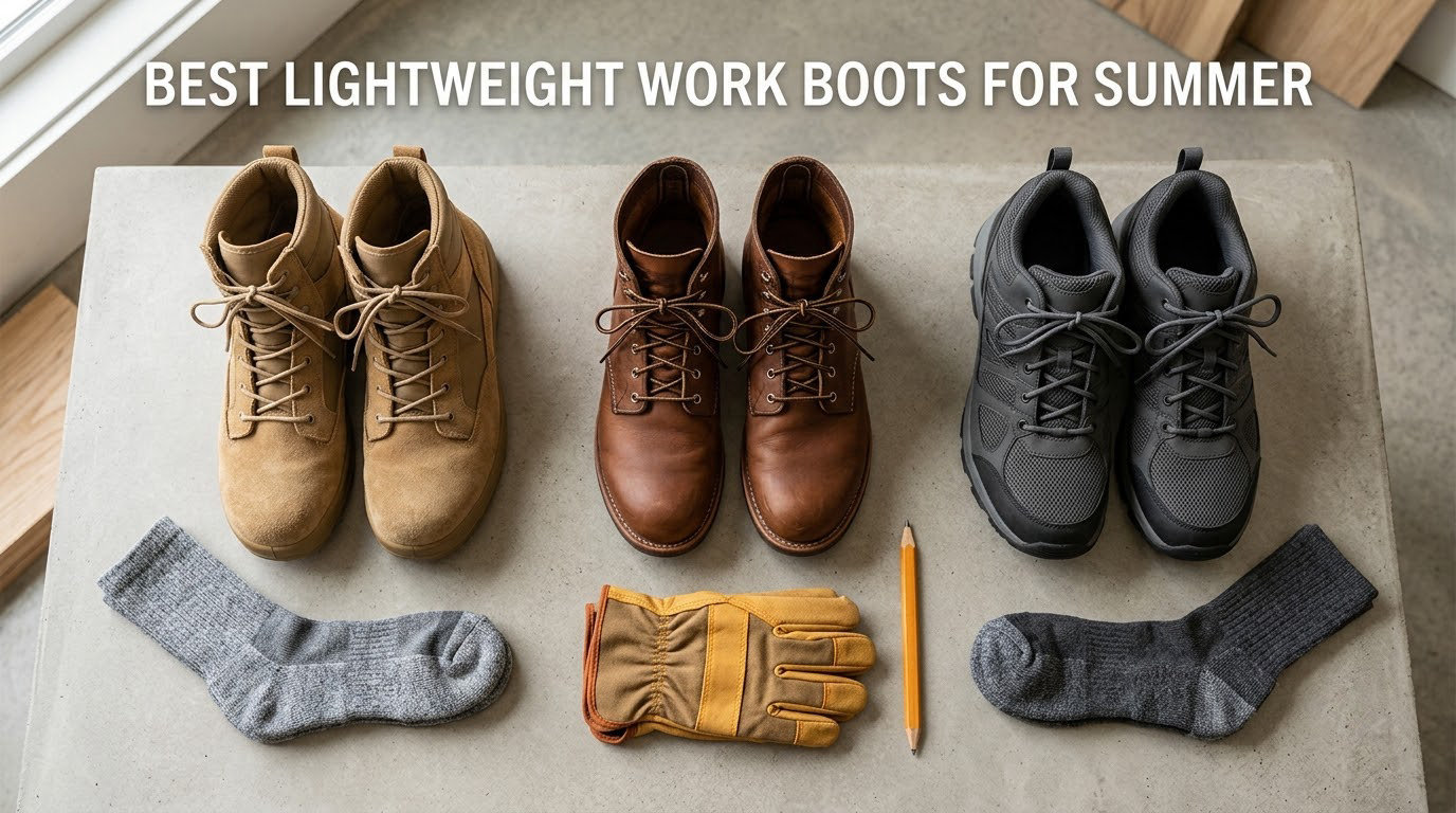 best lightweight work boots for summer