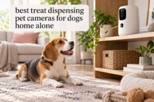 best treat dispensing pet cameras for dogs home alone
