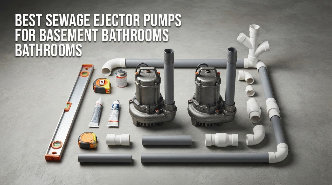 best sewage ejector pumps for basement bathrooms