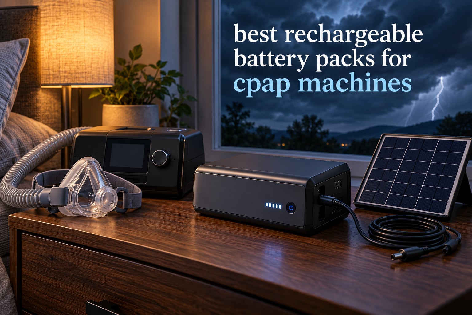 best rechargeable battery packs for cpap machines