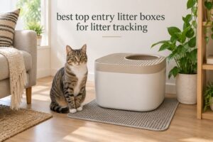 best top entry litter boxes for litter tracking