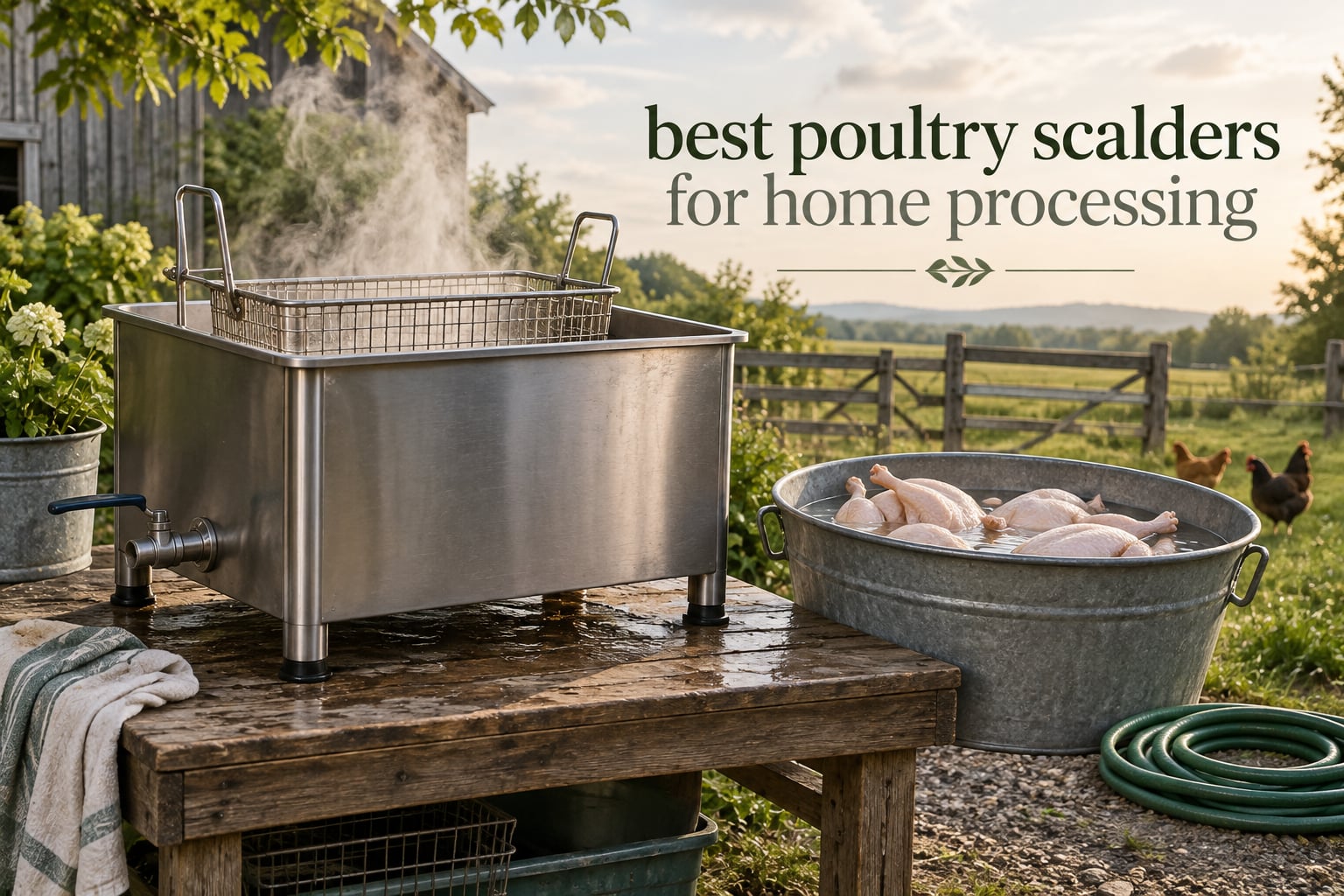 best poultry scalders for home processing