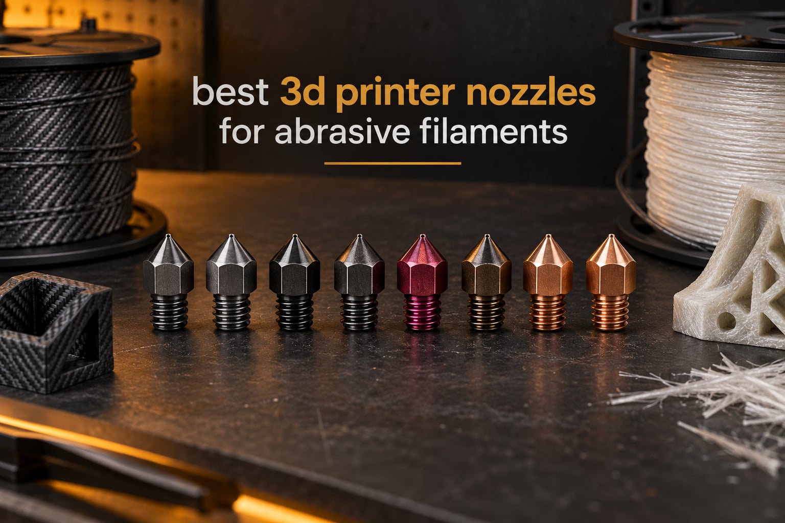 best 3d printer nozzles for abrasive filaments