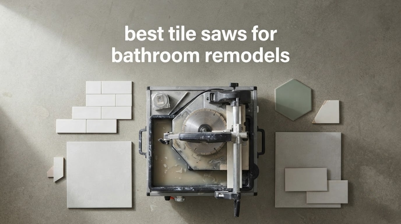 best tile saws for bathroom remodels