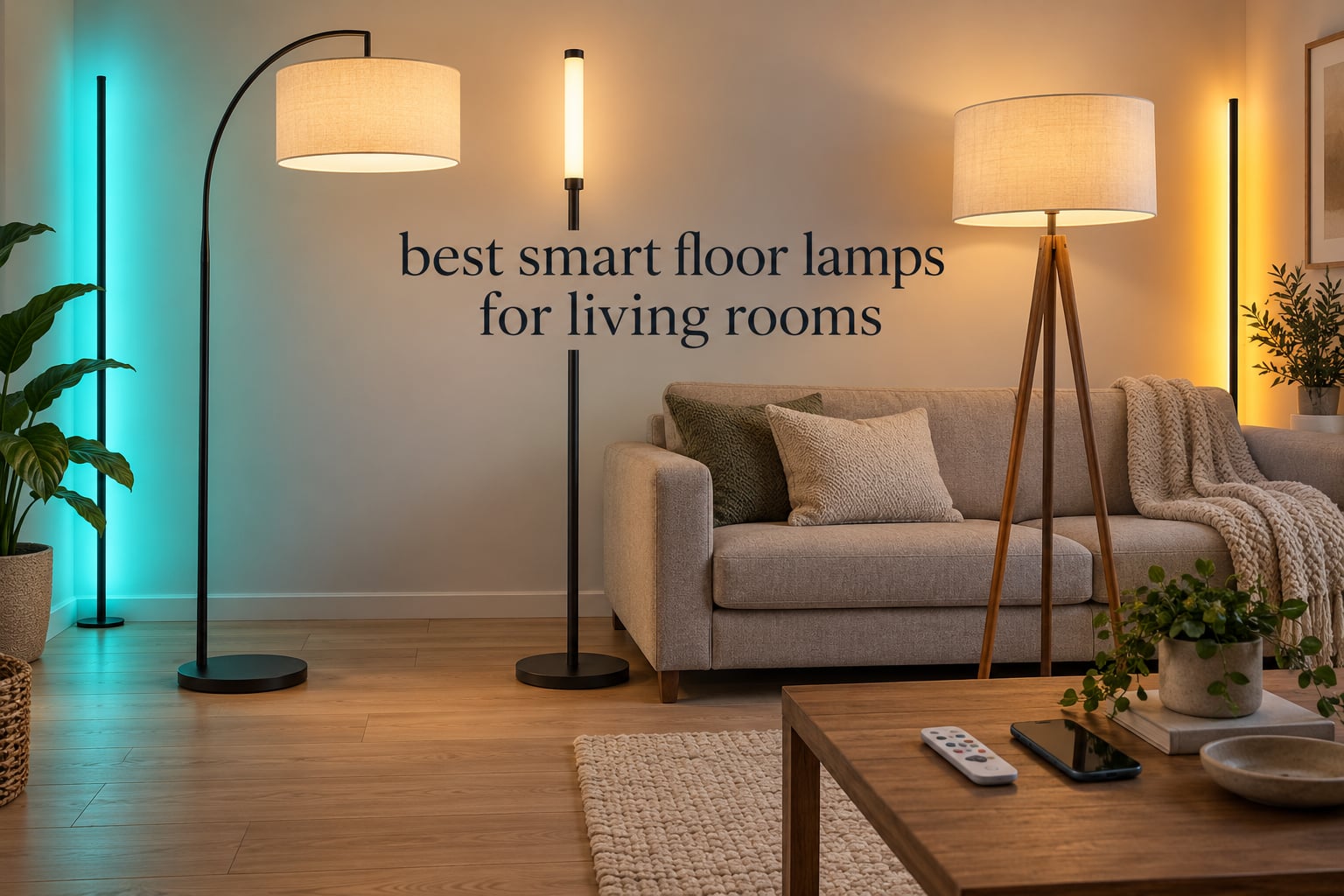 best smart floor lamps for living rooms