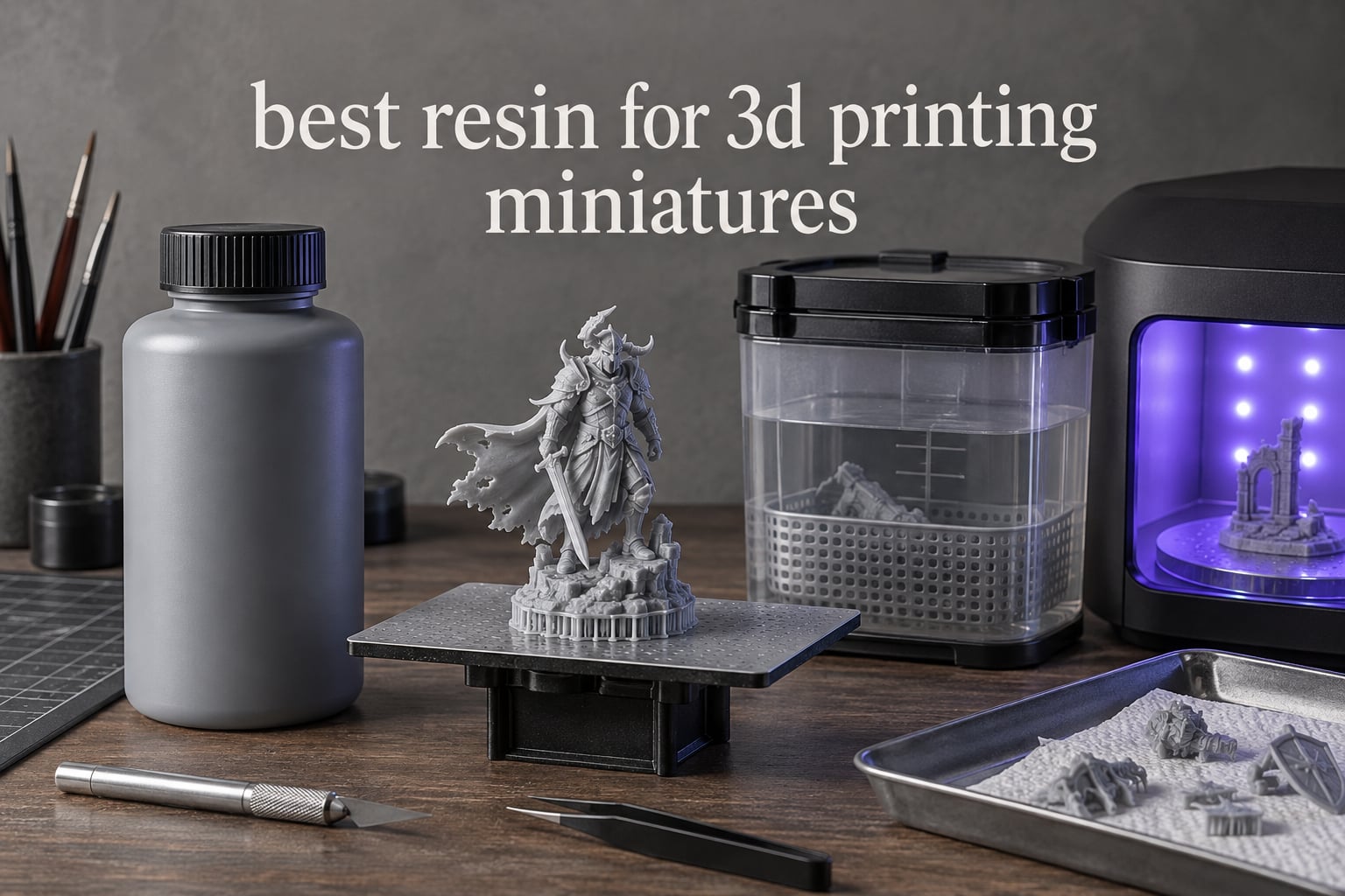 best resin for 3d printing miniatures