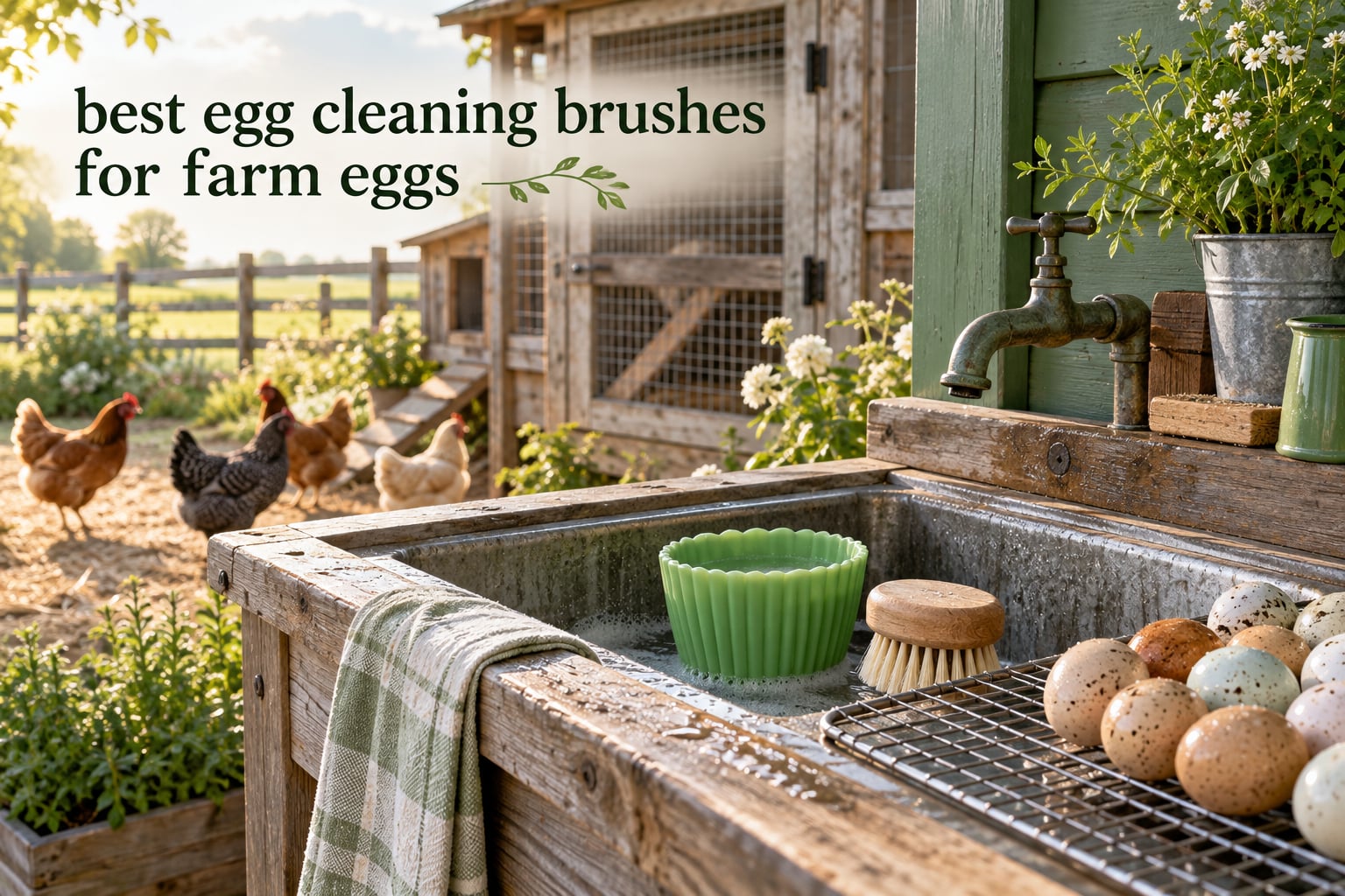 best egg cleaning brushes for farm eggs