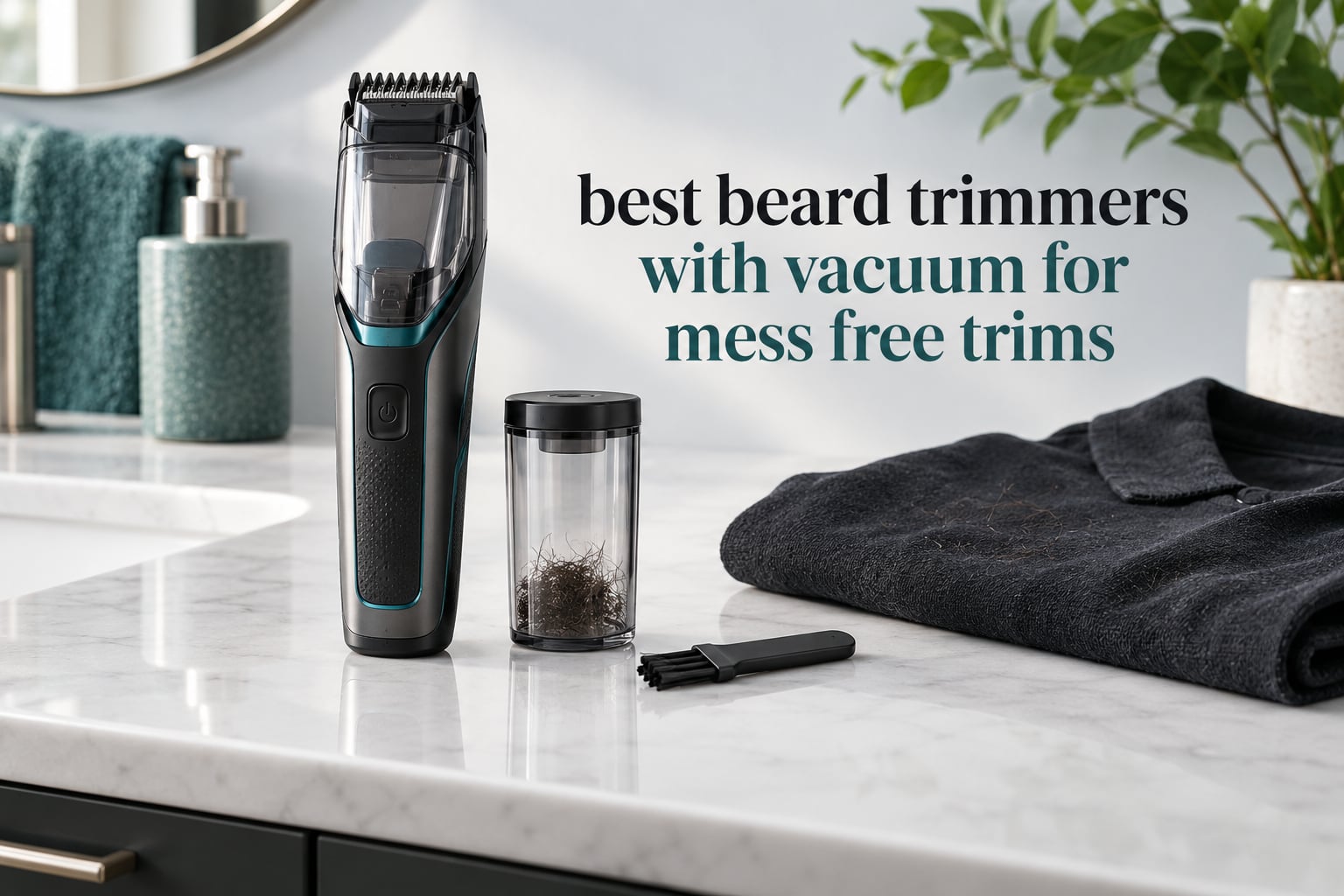 best beard trimmers with vacuum for mess free trims