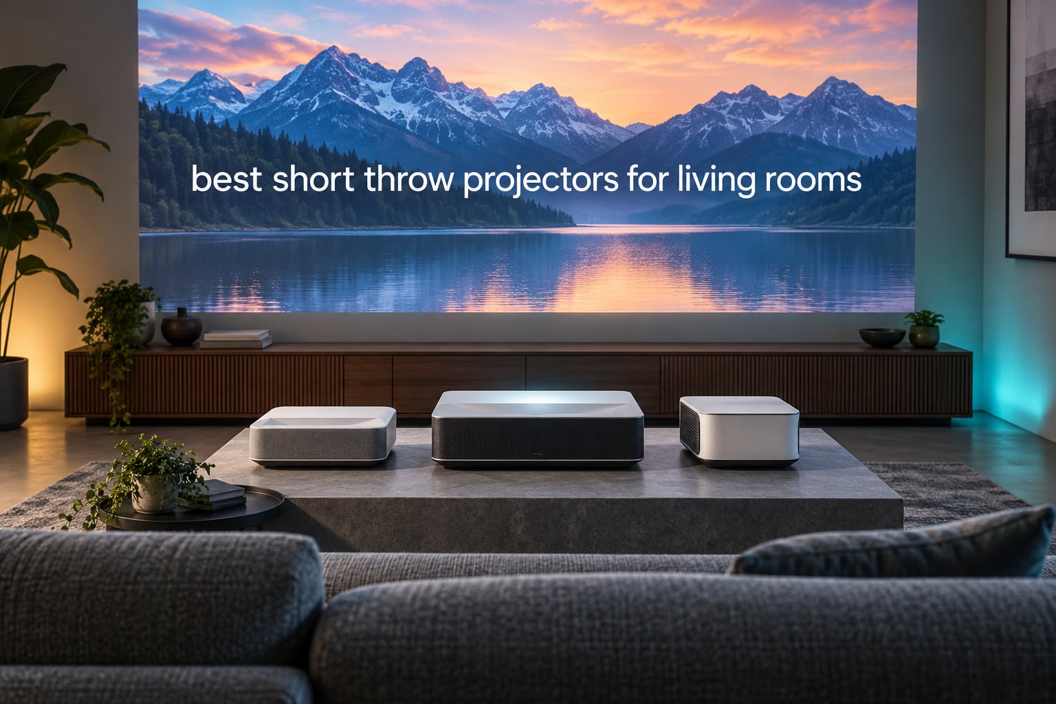 best short throw projectors for living rooms