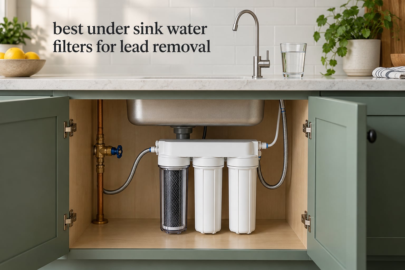 best under sink water filters for lead removal