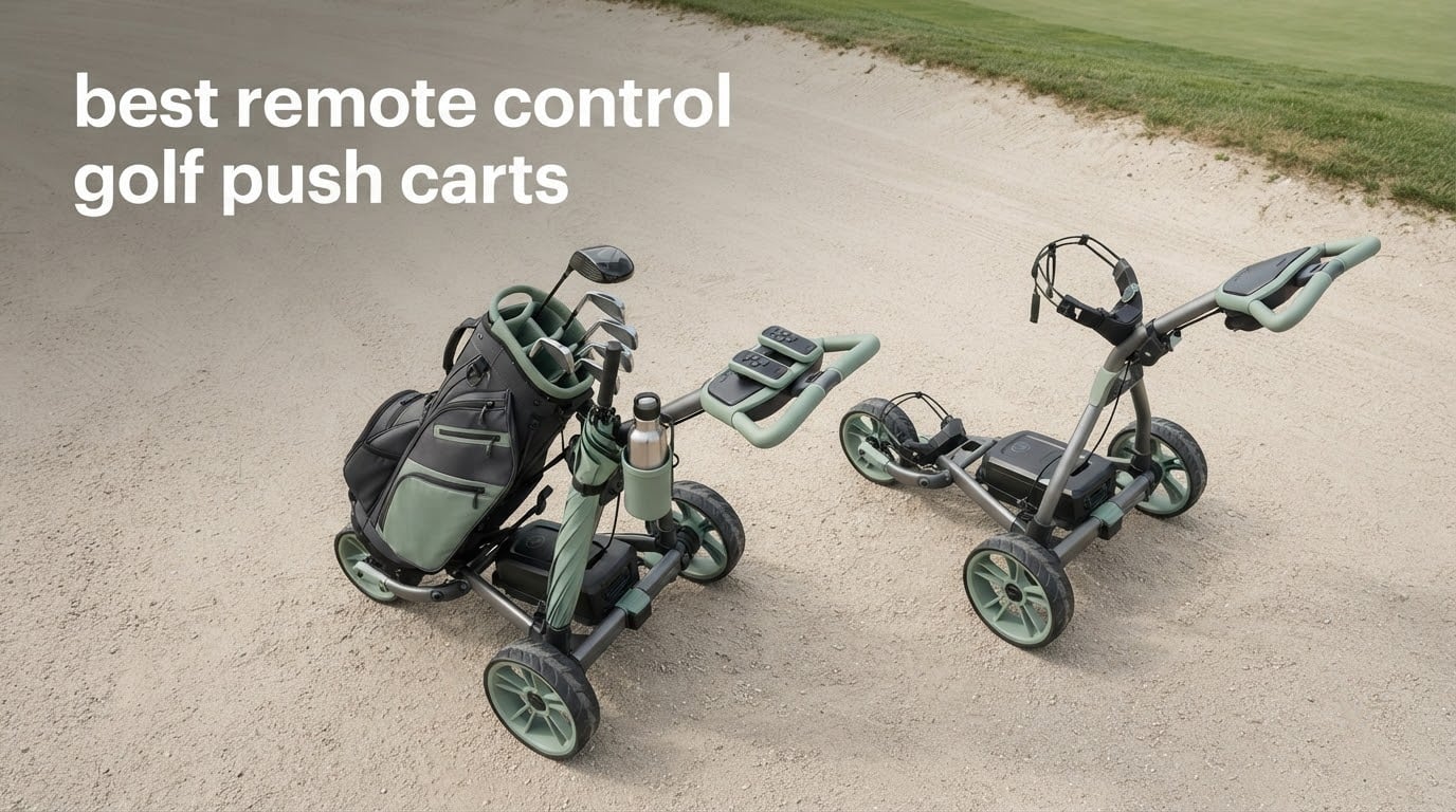 best remote control golf push carts